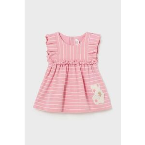 Mayoral Newborn rochie bebe culoarea roz, mini, evazati imagine