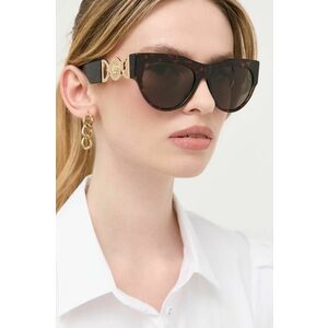 Versace ochelari de soare femei, culoarea maro imagine