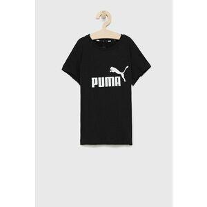 Puma Tricou de bumbac pentru copii 587029 culoarea negru imagine