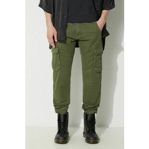 Alpha Industries pantaloni Army Pant bărbați, culoarea verde, cu fit cargo imagine