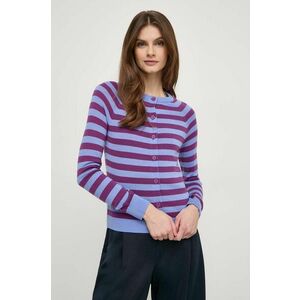 MAX&Co. cardigan din lana culoarea violet, light imagine