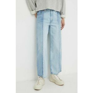 Levi's jeansi BAGGY CROP femei medium waist imagine