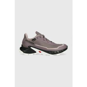 Salomon sneakers Alphacross 5 GTX femei, culoarea violet L47311000 imagine