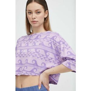 Roxy tricou din bumbac femei, culoarea violet ERJZT05671 imagine