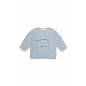 That's mine bluza bebe 005073 Finley Little Brother Sweatshirt culoarea maro, cu imprimeu imagine