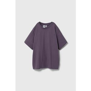 adidas Originals tricou din bumbac bărbați, culoarea violet, uni IP2772 imagine