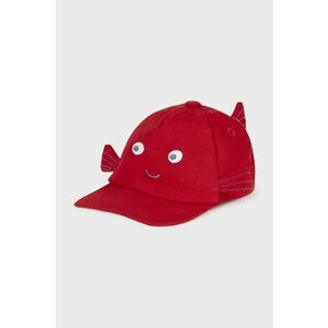 Mayoral Newborn șapcă din bumbac pentru copii culoarea rosu, cu imprimeu imagine