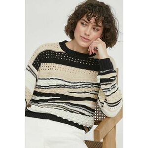 Sisley pulover femei, culoarea negru, light imagine