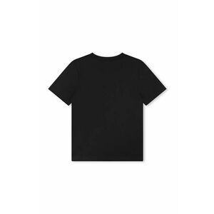 BOSS tricou de bumbac pentru copii culoarea negru, cu imprimeu imagine