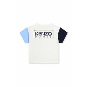 Kenzo Kids tricou de bumbac pentru copii culoarea alb, neted imagine