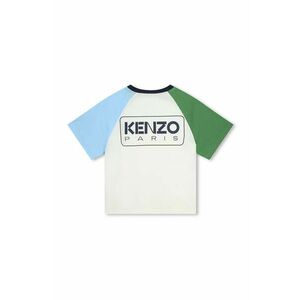 Kenzo Kids tricou de bumbac pentru copii culoarea alb, cu imprimeu imagine