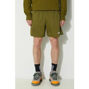 The North Face pantaloni scurți M 24/7 bărbați, culoarea verde, NF0A3O1BPIB1 imagine