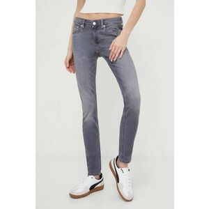 Tommy Jeans jeansi Sophie femei, culoarea gri imagine