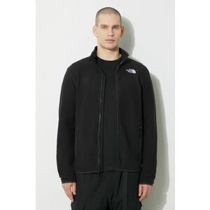 The North Face hanorac fleece M 100 Glacier Full Zip culoarea negru, cu imprimeu, NF0A855XJK31 imagine