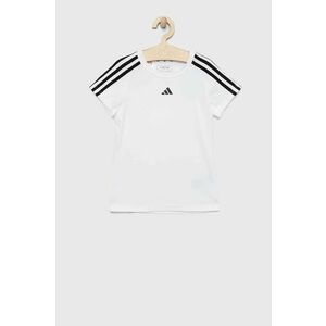 Adidas tricou copii G TR-ES 3S culoarea alb imagine