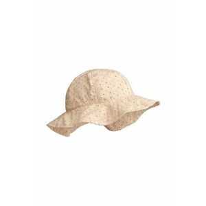 Liewood pălărie din bumbac pentru copii culoarea bej, bumbac imagine