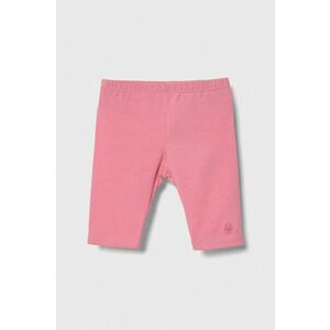 United Colors of Benetton leggins copii culoarea roz, neted imagine
