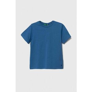 United Colors of Benetton tricou de bumbac pentru copii neted imagine