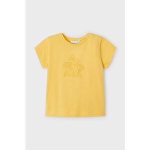 Mayoral tricou copii culoarea galben imagine