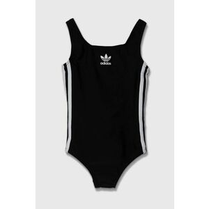 adidas Performance costum de baie dintr-o bucată pentru copii culoarea negru imagine