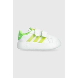 adidas sneakers pentru copii x Disney, GRAND COURT 2.0 Tink CF I culoarea verde imagine