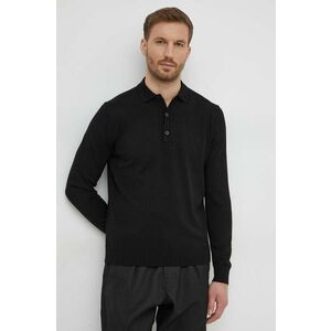 Sisley pulover barbati, culoarea negru, light imagine