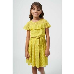 Mayoral rochie fete culoarea galben, mini, evazati imagine