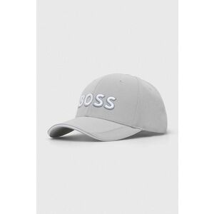 BOSS Green șapcă culoarea negru, cu imprimeu 50496291 imagine