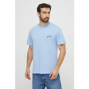Tommy Jeans tricou din bumbac bărbați, cu imprimeu DM0DM17994 imagine