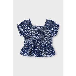 Mayoral bluza de bumbac pentru copii culoarea albastru marin, modelator imagine