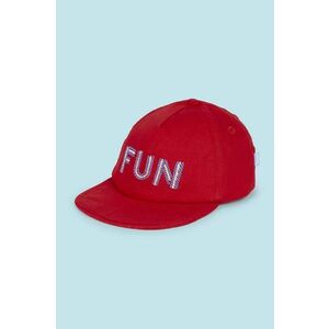 Mayoral șapcă din bumbac pentru copii culoarea rosu, cu imprimeu imagine