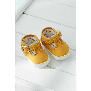 Mayoral Newborn pantofi pentru bebelusi culoarea galben imagine
