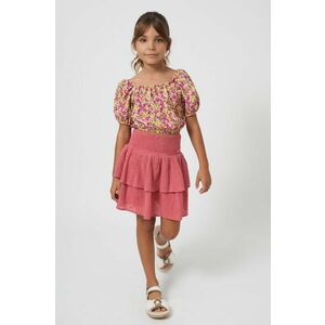 Mayoral fusta din bumbac pentru copii culoarea roz, mini, evazati imagine