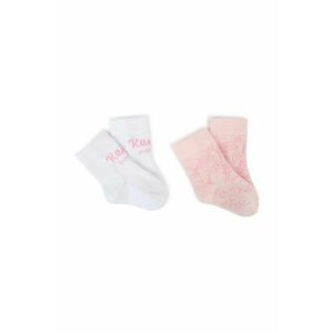 Kenzo Kids sosete bebe 2-pack culoarea roz imagine