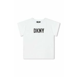 Dkny tricou copii culoarea alb imagine