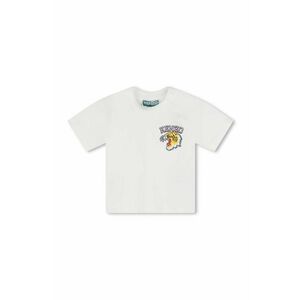 Kenzo Kids tricou de bumbac pentru copii culoarea alb imagine