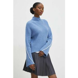 Answear Lab pulover de lana cu turtleneck imagine