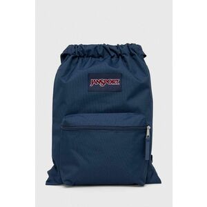 Jansport sac culoarea albastru marin, cu imprimeu imagine