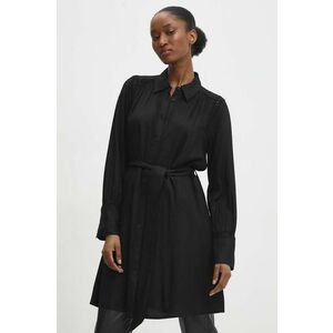 Answear Lab rochie culoarea negru, mini, drept imagine