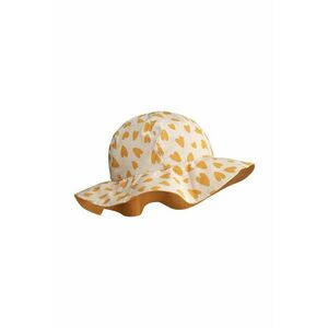 Liewood pălărie reversibilă pentru copii Amelia Reversible Sun Hat culoarea galben imagine