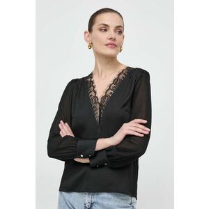 Morgan bluza femei, culoarea negru, neted imagine