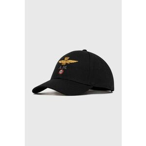 Aeronautica Militare șapcă de baseball din bumbac culoarea negru, cu imprimeu imagine