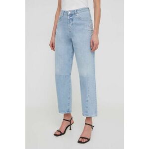 Sisley jeansi femei high waist imagine