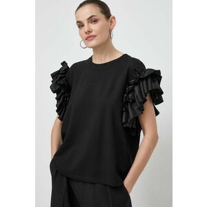 Custommade tricou femei, culoarea negru imagine