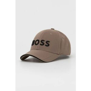 BOSS Green șapcă culoarea negru, cu imprimeu 50496291 imagine