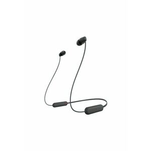 Casti In-Ear WI-C100B - Wireless - Bluetooth - IPX4 - Microfon - Fast pair - Autonomie 25 ore imagine