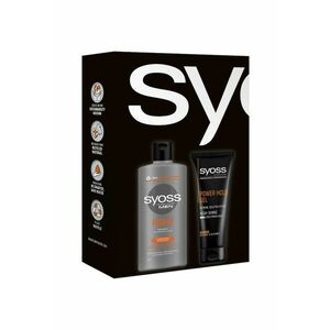 Set Men pentru barbati: Sampon Syoss Men Power - 400 ml + Gel de par Syoss Power Hold - 200 ml imagine