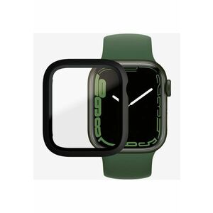 Husa de protectie pentru Apple watch Series 7 - 41mm - Transparenta / Rama Neagra imagine