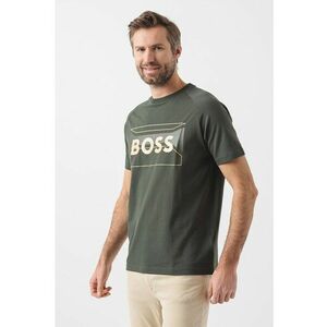 BOSS - Tricou de bumbac cu logo imagine