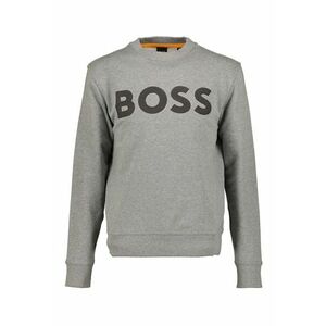 Boss Bluză bărbați, culoarea gri, cu imprimeu imagine